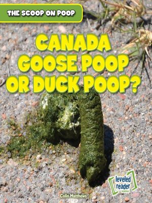 cover image of Canada Goose Poop or Duck Poop?